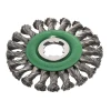Lessmann X-Lock Stainless Steel Knot Wheel Brush 125mm Non Spark