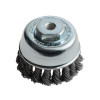 Lessmann Knot Cup Brush 65 M10 x 0.50 Steel Wire