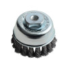 Lessmann Knot Cup Brush 65 M10 x 0.50 Steel Wire