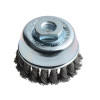 Lessmann Knot Cup Brush 65 M14 x 0.50 Steel Wire