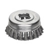 Lessmann X-Lock Steel Knot Cup Brush 85mm Non Spark