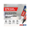 Loctite All Plastics Super Glue, Tube 4ml + Pen 2g