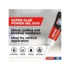 Loctite Super Glue Power Gel, Tube 2 x 3g