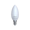 Link2Home Wi-Fi LED SES (E14) Opal Candle Dimmable Bulb, White + RGB 400 lm 5W