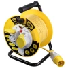 Masterplug 110v 16A 25m 2 Gang Cable Reel with Thermal Cut Out