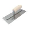 701S V Notched Trowel - Wooden Handle
