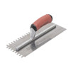 Marshalltown 6mm Stainless Steel Square Notched Trowel DuraSoft® Handle