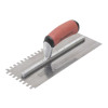 Marshalltown 10mm Stainless Steel Square Notched Trowel DuraSoftÂ® Handle 