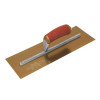 MPB13GSD Pre Worn Plasterers Trowel Gold Stainless Steel 13 x 5in