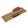 Marshalltown MPB165GSD Pre-Worn Plasterers Trowel Gold Stainless Steel 16 x 5in
