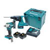Makita DLX2372TJ Twin Pack 18V 2 x 5.0Ah Li-ion