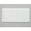 Louvre Vent 9" x 3" White