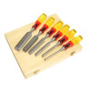 Irwin Marples M373 Bevel Edge Chisel Splitproof Handle Set 6: 6, 10, 12, 18, 25, & 32mm