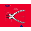 Maun Flat Nose Pliers Serrated Jaw 160mm (6 1/2in)
