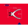 Maun Flat Nose Pliers Smooth Jaw 140mm (5 1/2in)