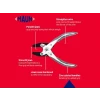 Maun Flat Nose Pliers Smooth Jaw 140mm (5 1/2in)