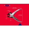 Maun Side Cutting Pliers With Return Spring 160mm