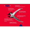 Maun Side Cutting Pliers With Return Spring 160mm