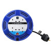 Masterplug 13A 10m 4 Gang Casette Reel Blue