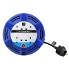 Masterplug 13A 10m 4 Gang Casette Reel Blue