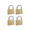 Masterlock Solid Brass 50mm Padlock 5 Pin - Keyed Alike x 4