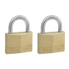 Masterlock Solid Brass 50mm Padlock 5 Pin - Keyed Alike x 2