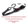 Masterlock Ratchet Tie Down with S Hooks 4.25m