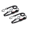 Masterlock Ratchet Tie Down with S Hooks 4.25m  (Pack of 2)