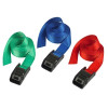 Masterlock Lashing Straps with Metal Buckle 2.5m (Pack of 2) Coloured