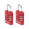 Masterlock TSA Combination Zinc Padlocks 3 Digit 30mm x 2