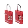 Masterlock TSA Combination Zinc Padlocks 3 Digit 30mm x 2