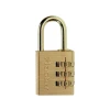 Masterlock Brass Finish 30mm 3 Digit Combination Padlock