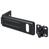 Masterlock Wrought Steel Hasp 115mm - Black Matt