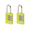 Masterlock Aluminium Combination Padlocks 3 Digit Colour 20mm x 2