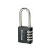 Masterlock Black 40mm 4 Digit Combination Padlock - 51mm Shackle