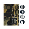 Masterlock Black 40mm 4 Digit Combination Padlock