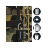Masterlock Black 40mm 4 Digit Combination Padlock