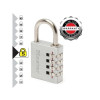 Masterlock Aluminium 40mm 4 Digit Combination Padlock