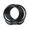 Masterlock Black Self Coiling Combination Cable 1.8m x 8mm