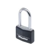 Masterlock Aluminium Black Vinyl Cover 40mm Padlock 4 Pin - 38mm Shackle
