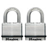 Masterlock Excell Laminated Steel 50mm Padlock - 25mm Shackle - Keyed Alike x 2