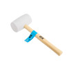 PRO WHITE RUBBER MALLET - 24oz