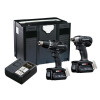 Panasonic EYC231LJ Twin Pack 18V 2 x 5.0Ah Li-ion