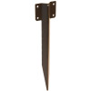Sleeper Secure Single Sleeper Straight Support Spike Brown