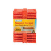 Plasplugs RP 187 Solid Wall Super Gripsâ„¢ Fixings Red (300)