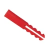 Rawlplug Red Plastic Plugs Screw Size No.6-12 (10 x Card of 100)
