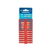 Rawlplug Red Uno Plugs 6mm x 28mm Card of 48