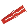 Rawlplug Red Uno Plugs 6mm x 28mm Pack of 1000