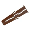 Rawlplug Brown Uno Plugs 7mm x 30mm Pack of 1000