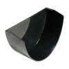 Xtraflow Gutter 170mm Internal Stop End Black
